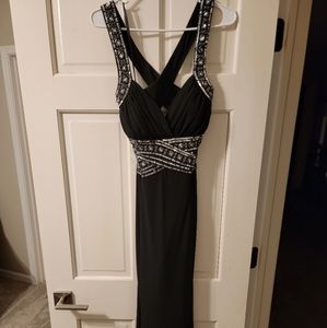 Windsor Beaded Black Dress
